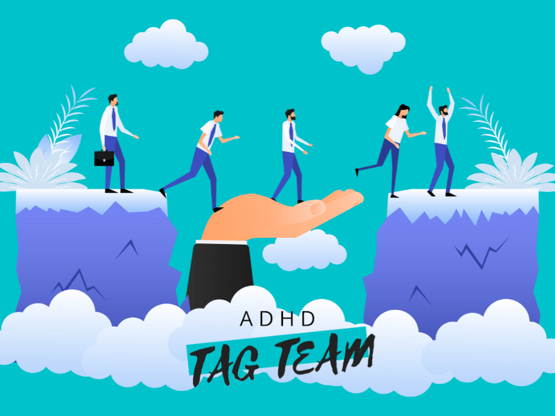 ADHD Tag Team Executive Virtual Assistant bridging the gap between ADHD coaching and action